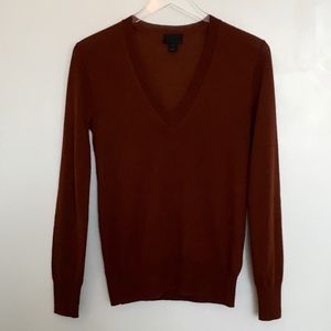 J. Crew Featherweight V-Neck Cashmere Sweater